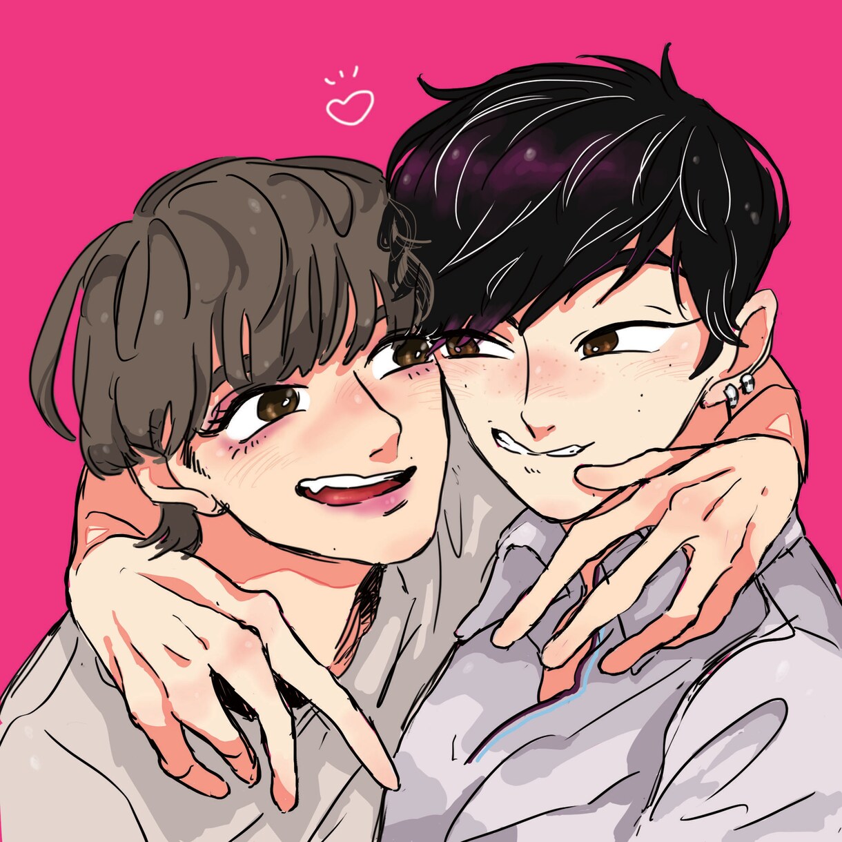 ポップで可愛いイラスト描きます 少年からお兄さんキャラはお任せください！ イメージ1