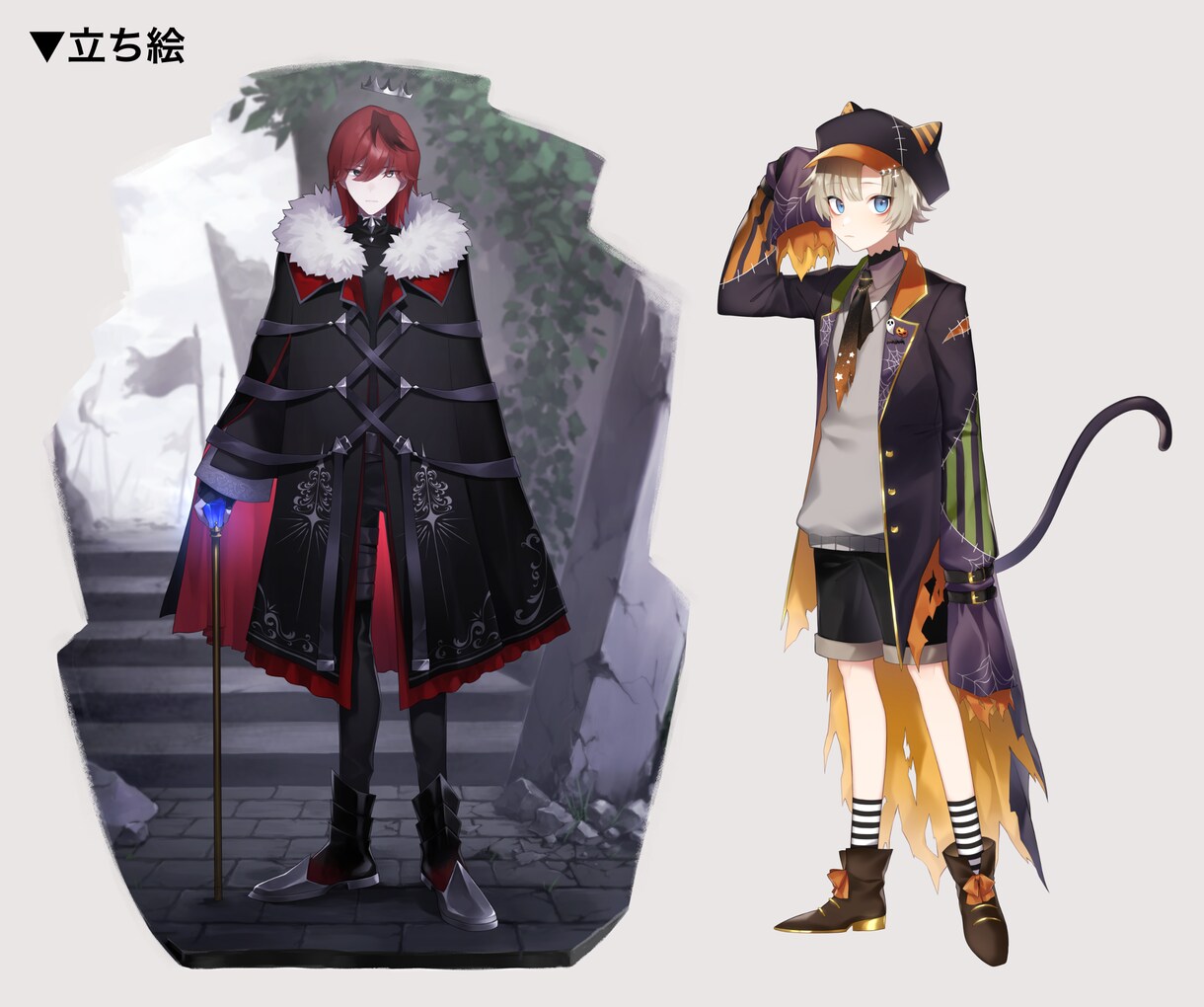 立ち絵などのイラスト描きます キャラデザ立ち絵アイコンなんでも対応します！ イメージ3