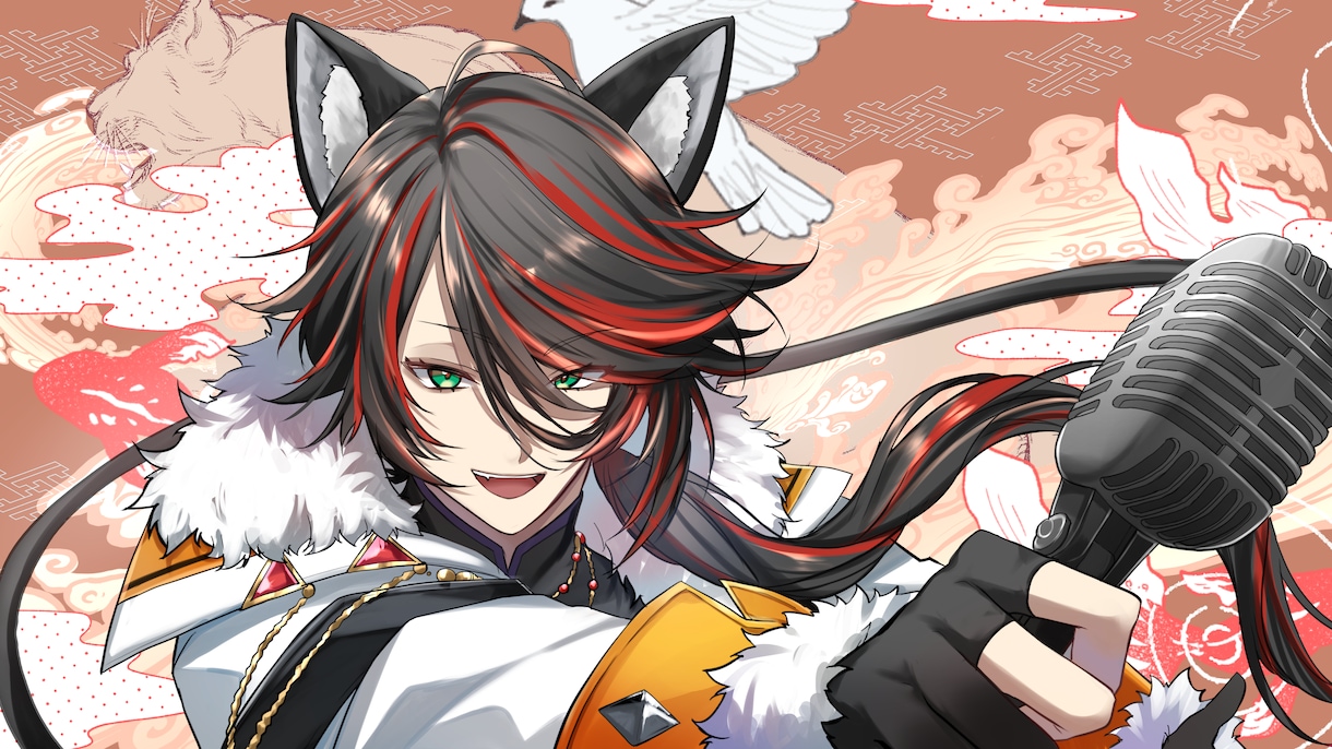 イケメン特化配信イラスト制作します 配信サムネ、アイコンにも対応！構図やキャラデザから相談可能！ イメージ2