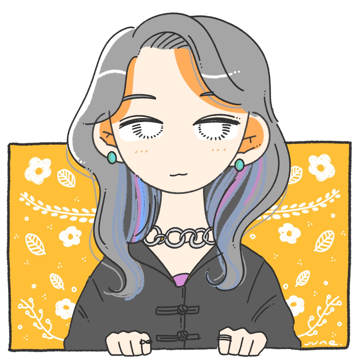 ポップなタッチで似顔絵を描かせていただきます 個性的でかわいいタッチであなたの似顔絵を描かせていただきます イメージ6