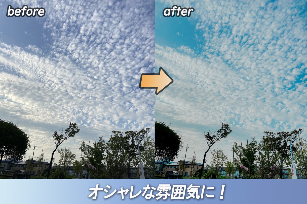 スマホで撮った写真をSNS映えさせます 今までの写真がオシャレな写真に大変身！ イメージ1