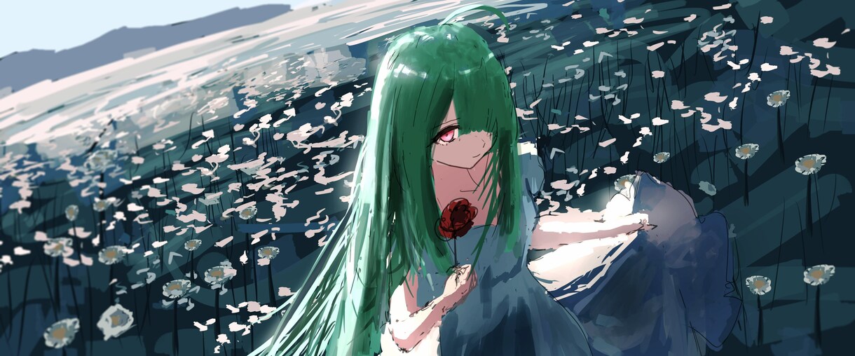 オリジナルキャラクターで一枚絵を描きます あなただけのオリジナルキャラクターを一枚絵にします。 イメージ2