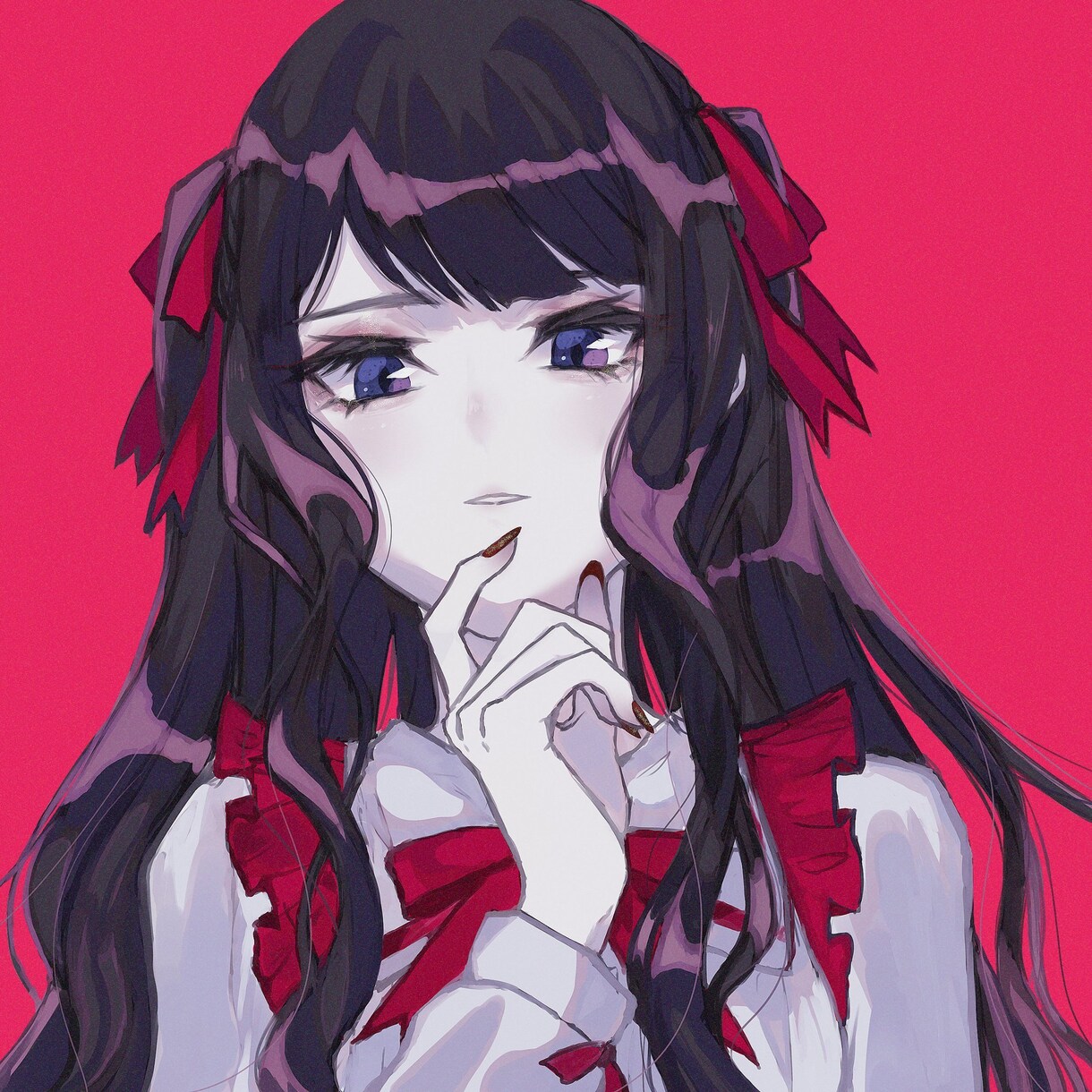 SNSのアイコン描きます 仄暗さと透明感と色気を追求したアイコンを描きます!! イメージ1