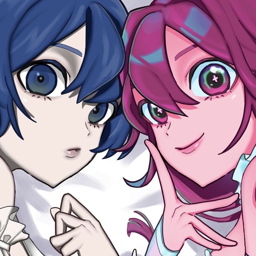 アイコン/ヘッダー/歌ってみた 描きます ポップorダークな色味でイラストを描きます！最短3日納品！ イメージ1