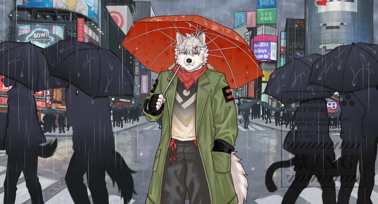 獣人・ケモノ特化/MV用一枚イラスト描きます 歌ってみたやオリジナル曲PVなど、MV用イラストを描きます。 イメージ1