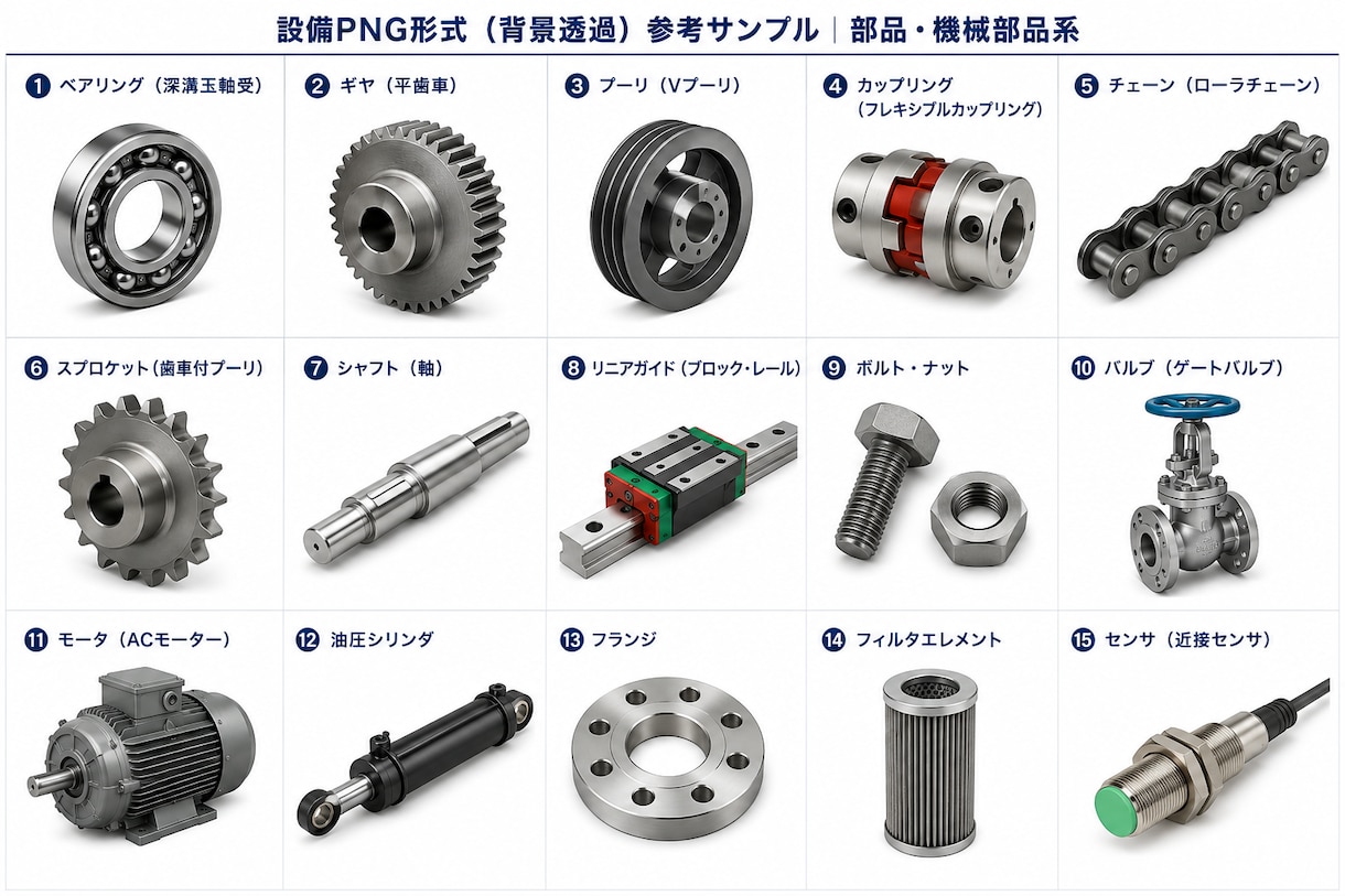 写真からリアルな機械設備イラストをPNG作成します 伝わりにくい写真を分かりやすく イメージ3