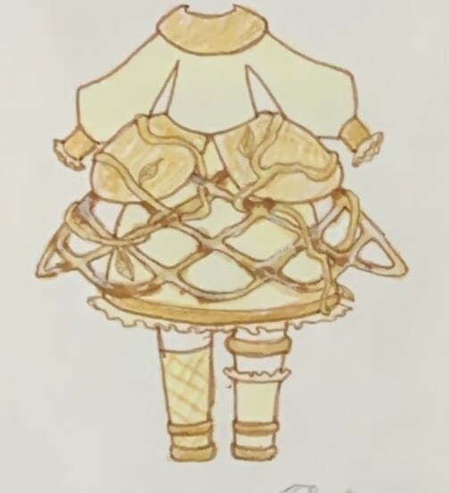 可愛いお洋服のデザインを描きます 貴方のオリジナルキャラクターに似合うロリータ衣装デザイン イメージ3