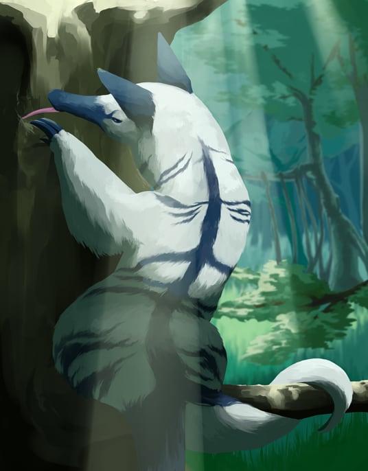 生物(架空/実在どちらでも可)のイラストを描きます お好きなシチュエーションのイラストを作成します。 イメージ2