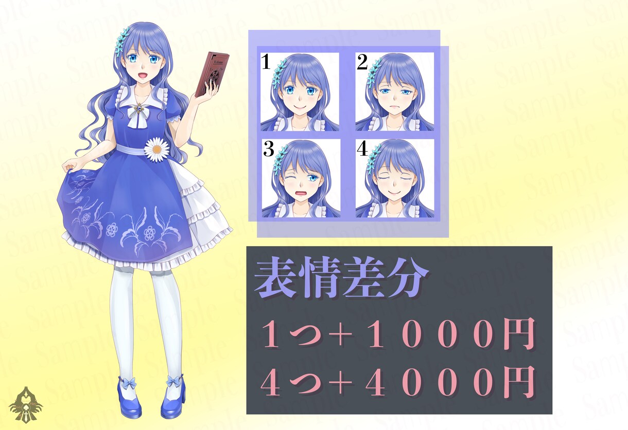 全身の立ち絵描きます 追加料金でキャラクターたちを更に華やかに！ イメージ4