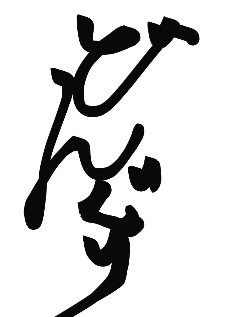 独自の完成で好きな文字を派手に書きます 力強く独創的な文字を描きます。真似出来ない文字をプレゼント イメージ5