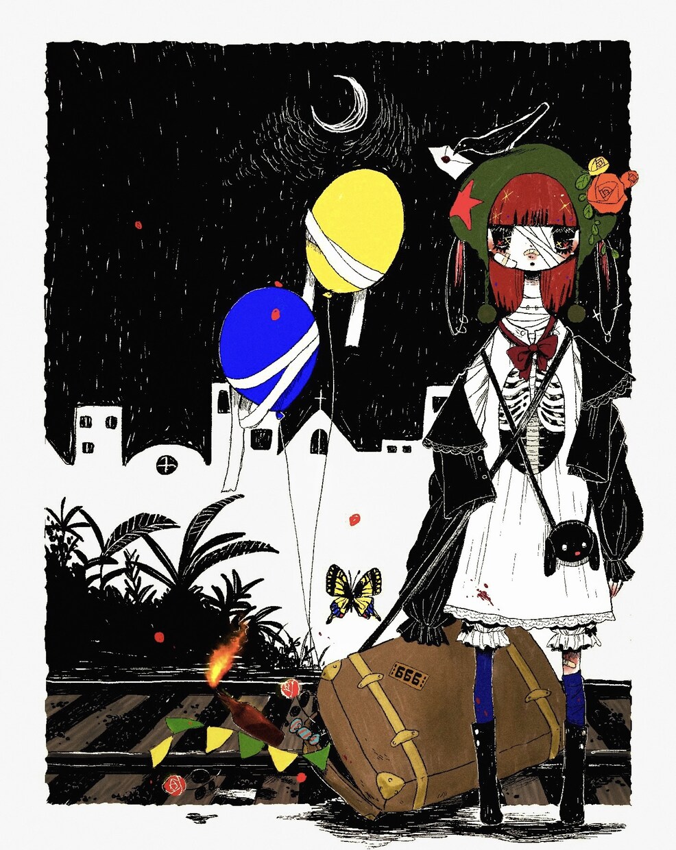 ダークなイラストお描きします MV用イラストやジャケ写、壁紙などにぜひ！ イメージ4
