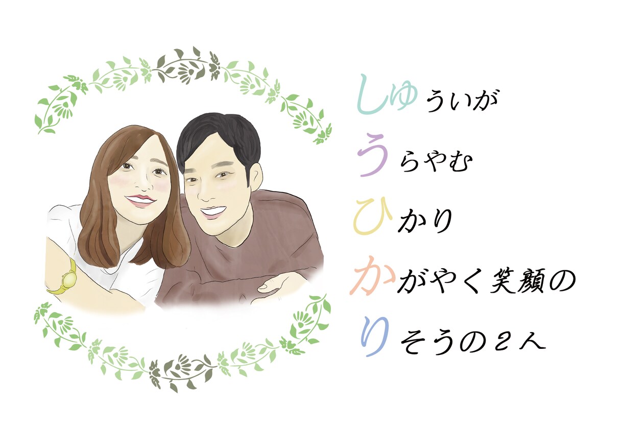 アイコンやプレゼントに可愛い似顔絵を作ります お洒落なポストカードもプレゼントします！ イメージ3