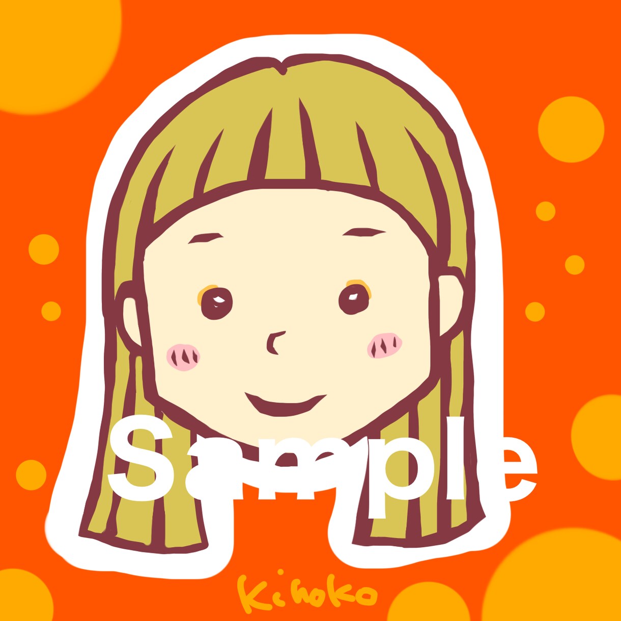 シンプルで見やすいアイコンを描きます ゆる〜いけど、シンプルで目立つアイコンはいかがですか？ イメージ4
