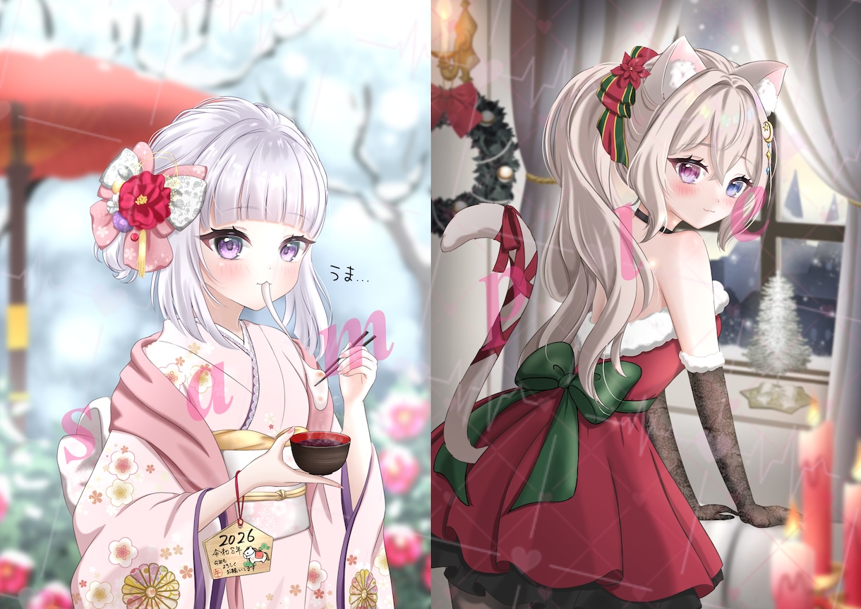 透明感あふれる、心惹かれる1枚絵を描きます 丁寧にご相談しながら！活動を彩る大切な1枚を制作します！ イメージ9