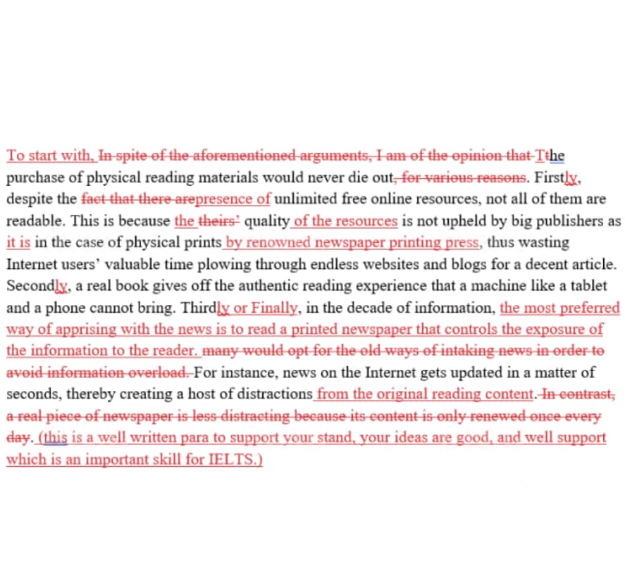 IELTS Writing 添削します IELTS Writing Correction イメージ3