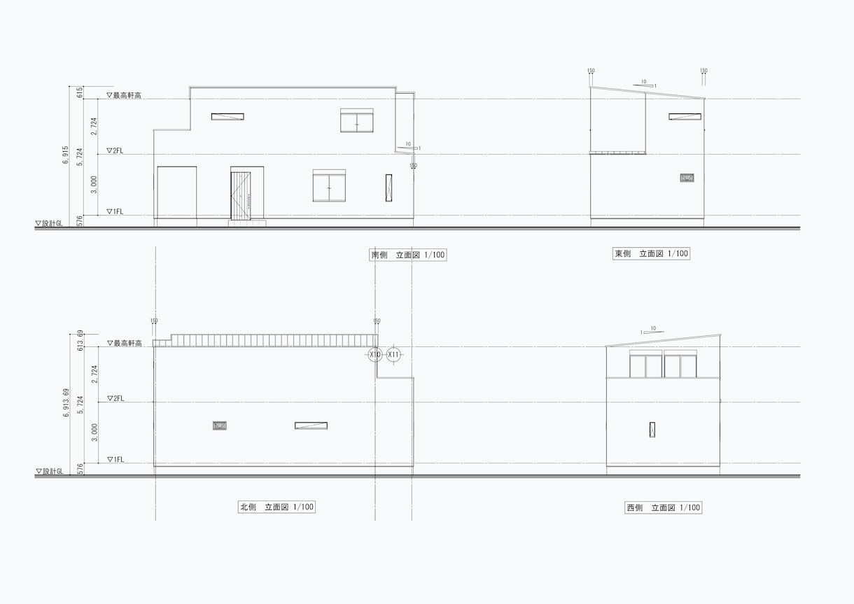 手書き・PDF図面をCADでトレースします 現役一級建築士が紙媒体をデータ化致します。 イメージ6