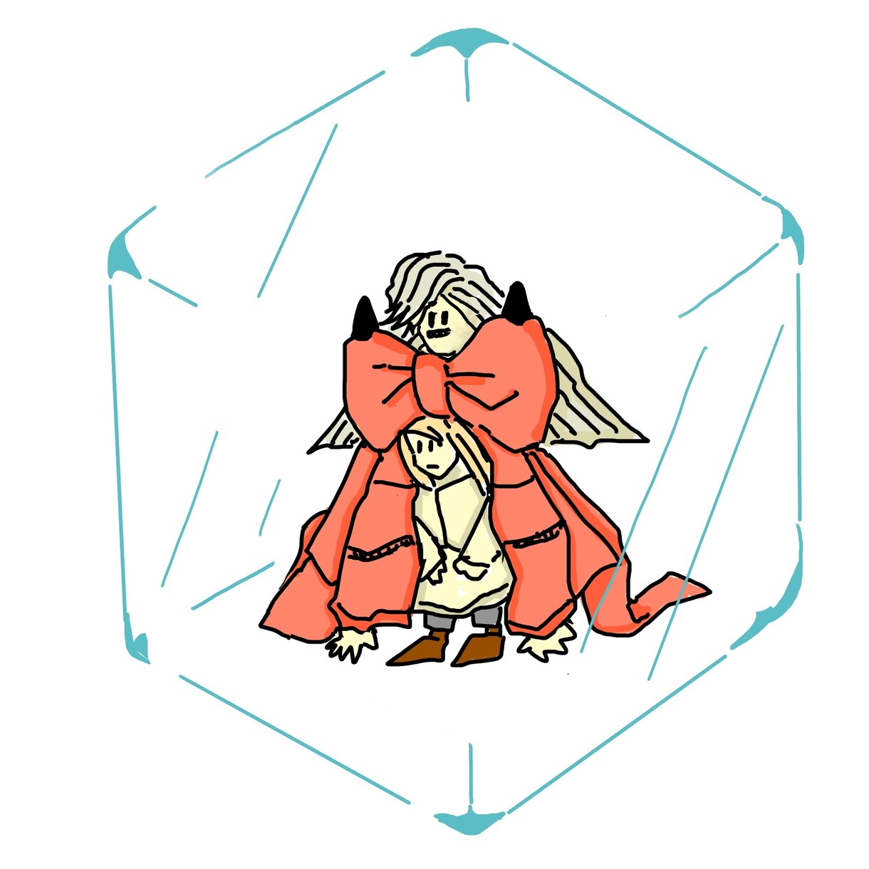 あなたの個性をオリジナルのキャラクターにします 個性的でちょっと変な絵になります。 イメージ8