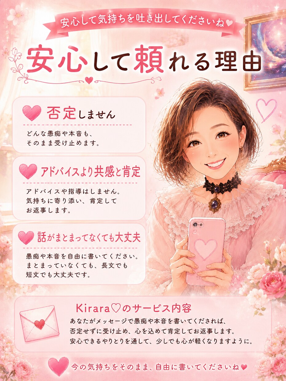 心の荷物おろし処｜あなたの弱音受け止めます 無理に前向きにならなくて大丈夫。どんな弱音も味方です。 イメージ3