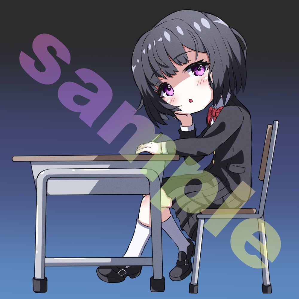 キュートなミニキャラ描きます ぱっと目を引くような可愛いイラストをお届け！ イメージ2
