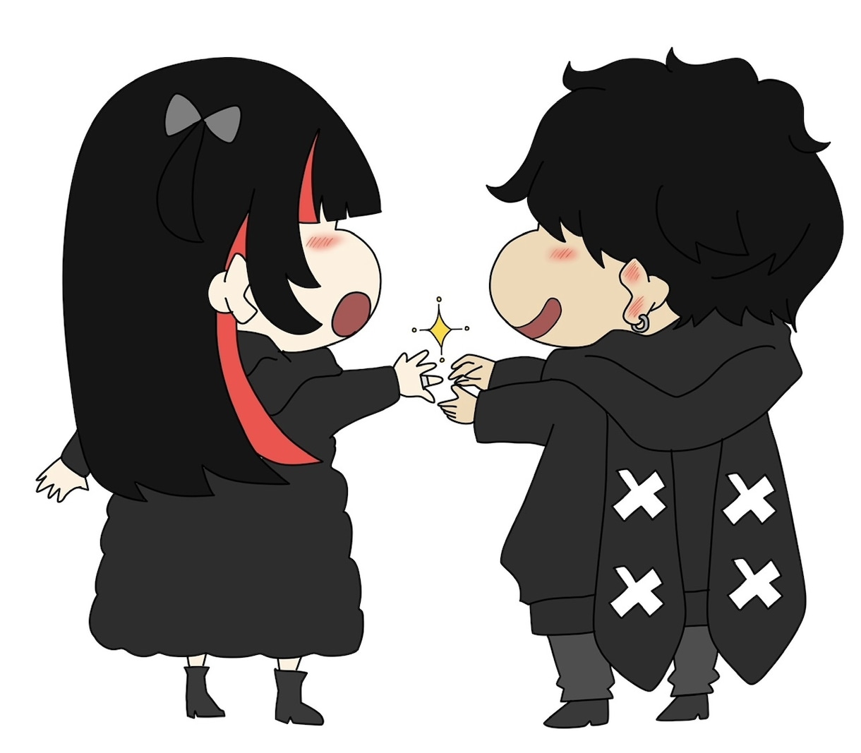 歌ってみたなどで使える！本家風イラストを制作します アニメ・ゲーム・など、さまざまな作品に似せたを制作もok イメージ5