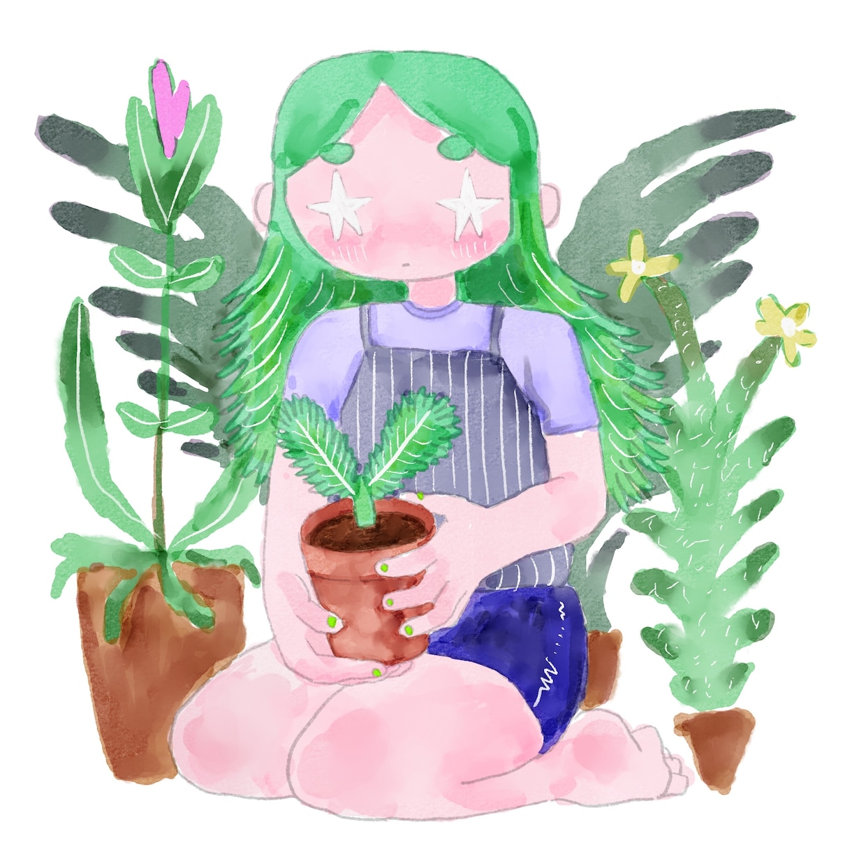 シュールな世界観のイラストを制作します 1枚絵、アイコン、MVイラスト等 イメージ2