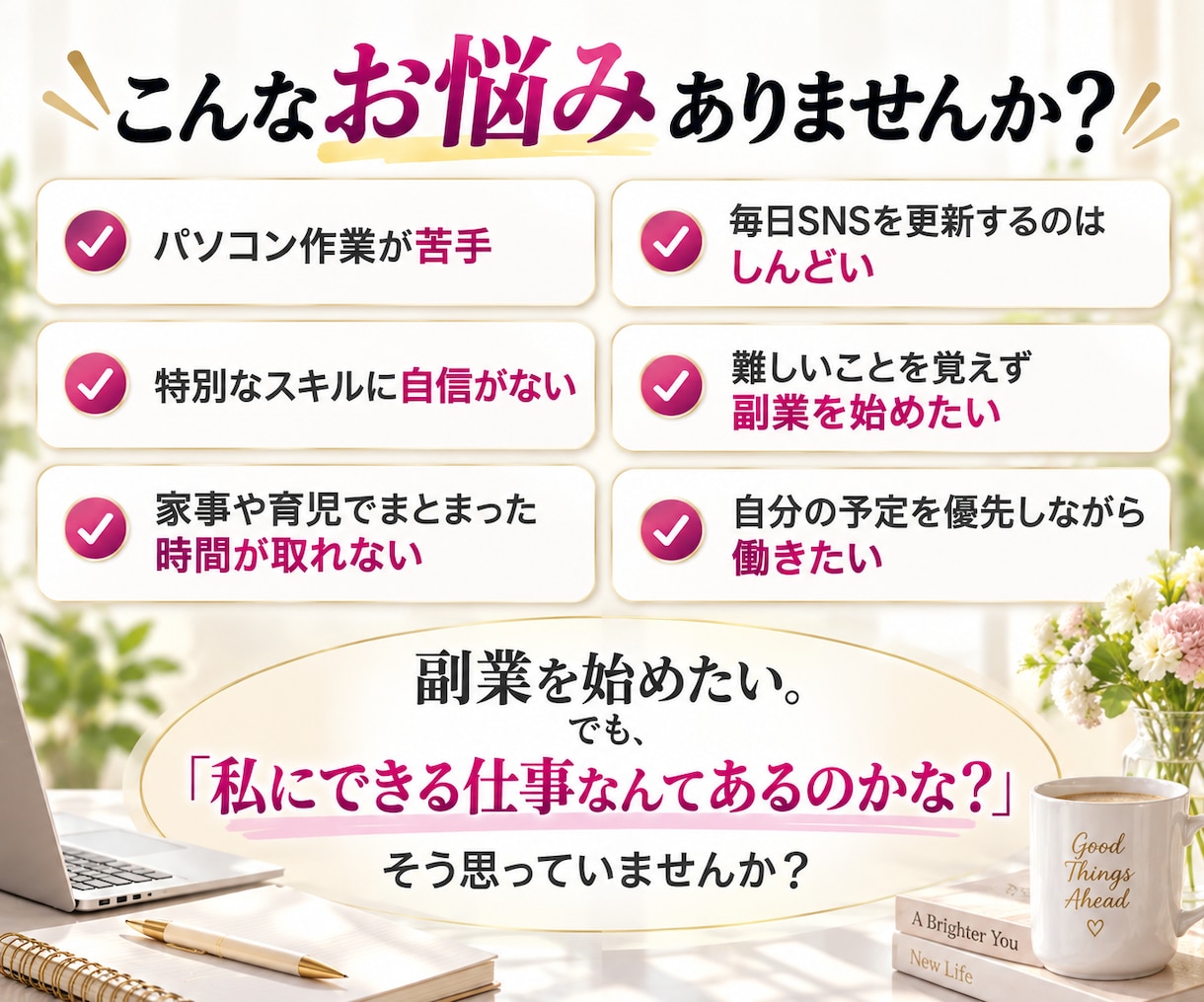 短時間でも初月から高時給を狙える在宅ワーク教えます 主婦・女性向け｜未経験でもココナラで0→1達成しやすい副業 イメージ2