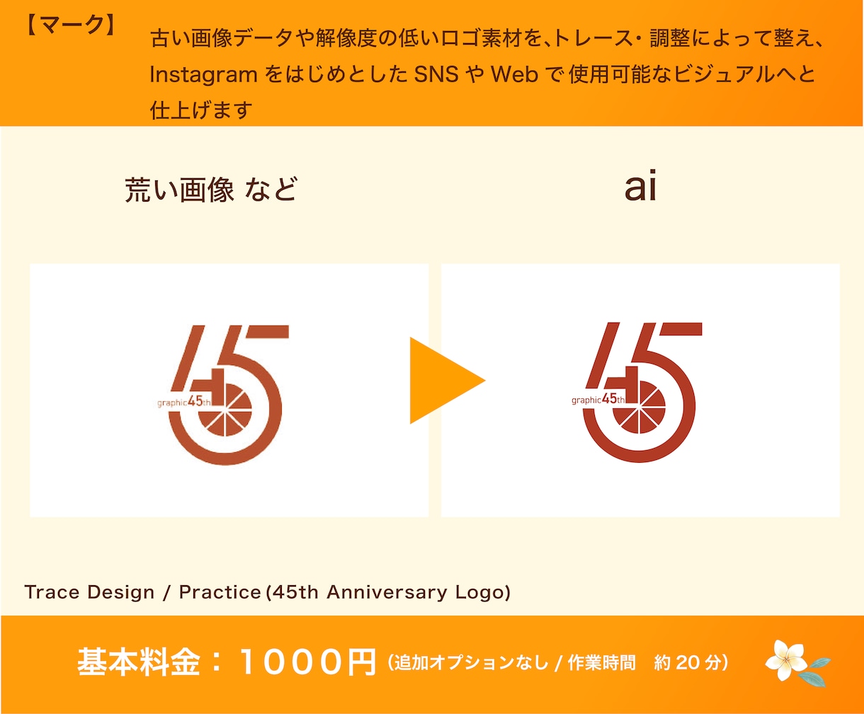 ロゴ・画像を綺麗にトレースし希望形式で納品致します ＊丁寧にトレース・色を鮮明に。各種用途で使えるデータにします イメージ8