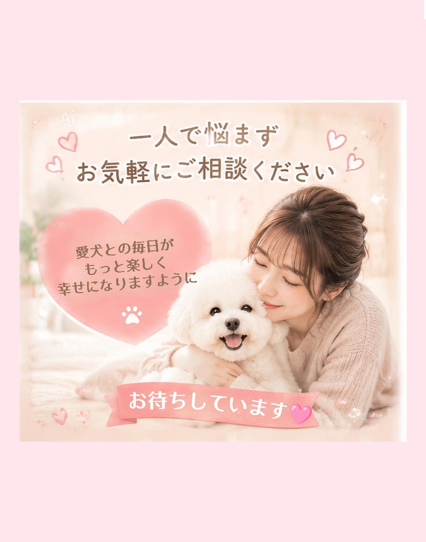 愛犬の食糞、一緒に原因考えます 愛犬の食糞のお悩み、優しくお聞きします イメージ5