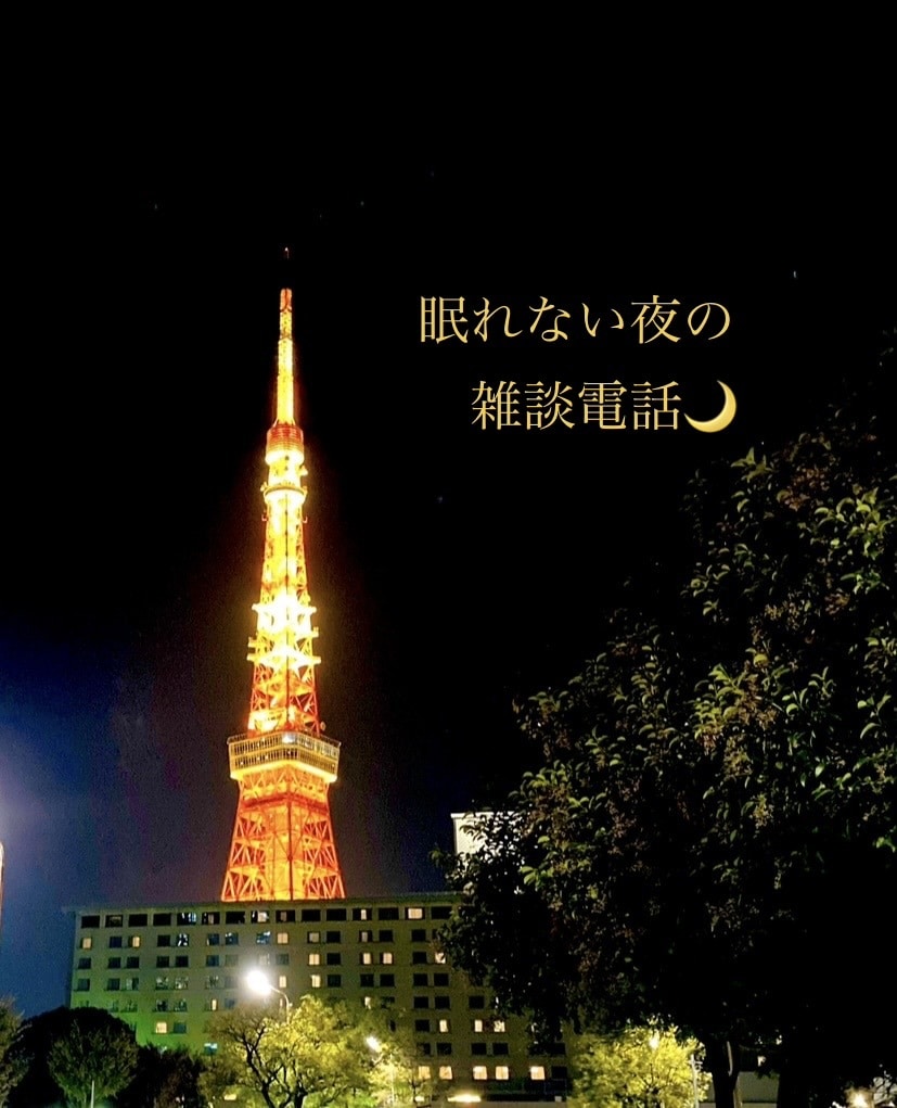 眠れない夜の雑談電話|ゆっくりお話お聴きます 過ごしやすくなってきましたね…☆色んなことお話しましょう〜 イメージ1