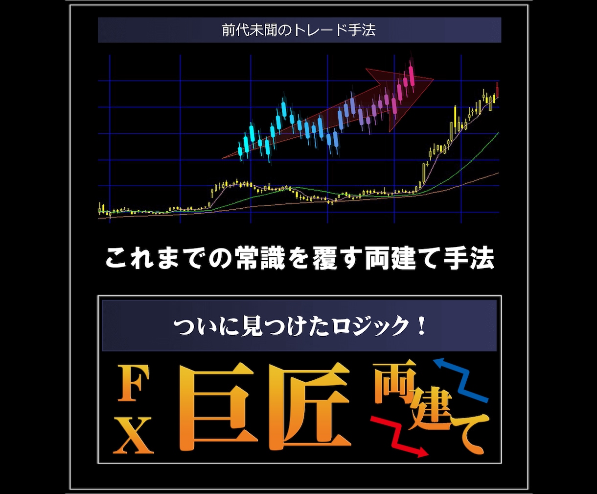 FXの効果的な巨匠 両建て手法をお教えします これまでの常識を覆す両建て手法！ついに見つけたロジック！ イメージ1
