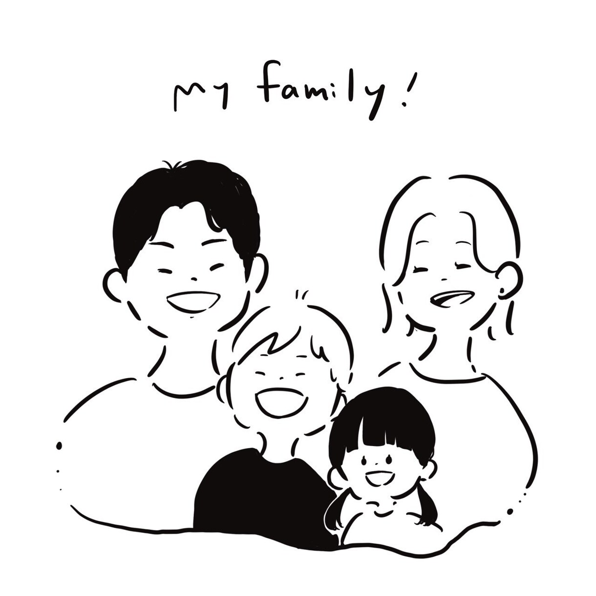 上半身までの似顔絵を描きます 写真データを元にゆるくてやさしい似顔絵をお描きします。 イメージ5