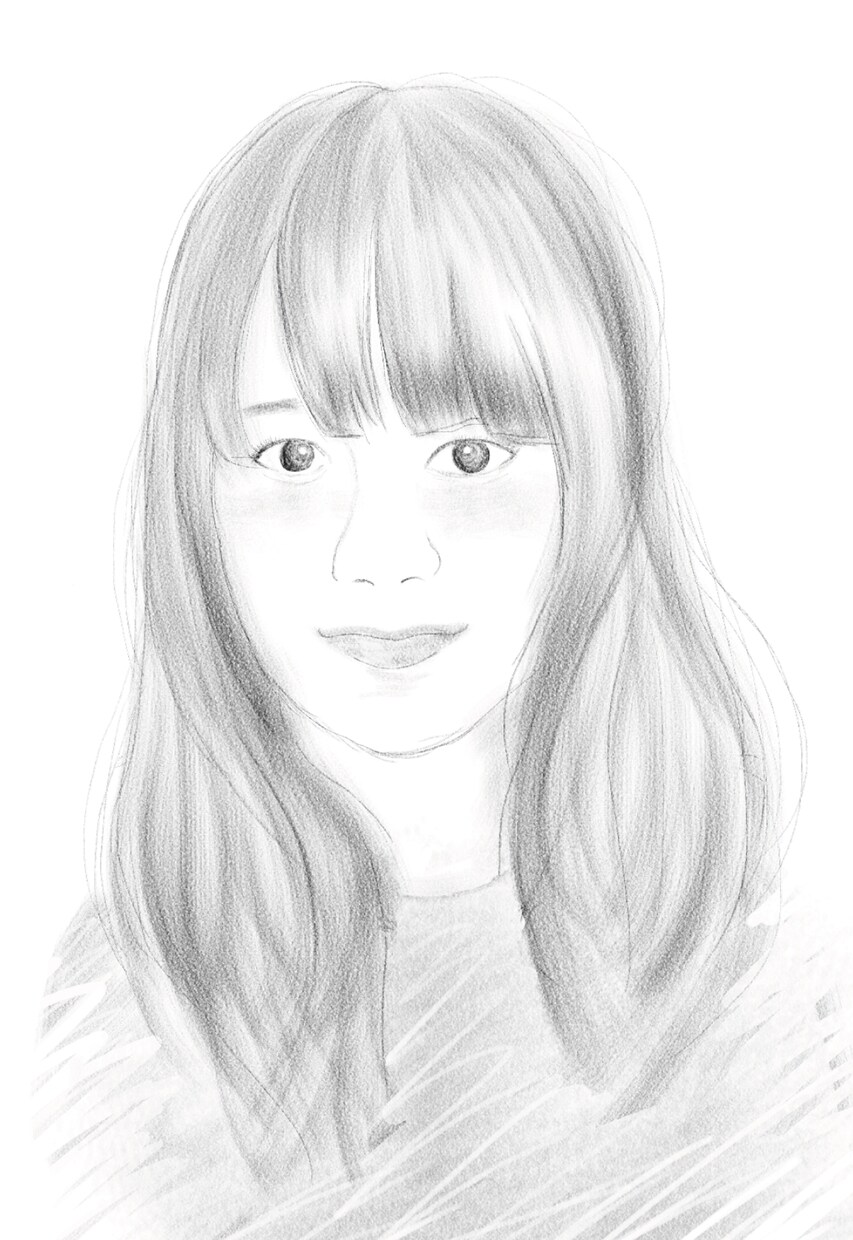 シンプルでおしゃれな似顔絵を描きます アイコンやメッセージを添えてギフトにも！ イメージ2