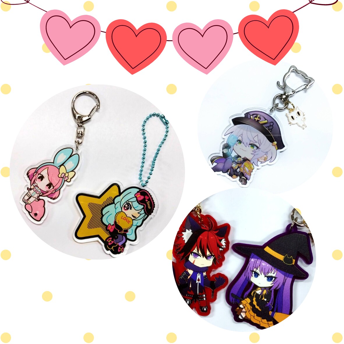 オリジナルのアクリルキーホルダーグッズ作ります イラストなどアクリルキーホルダーにしませんか？ イメージ6