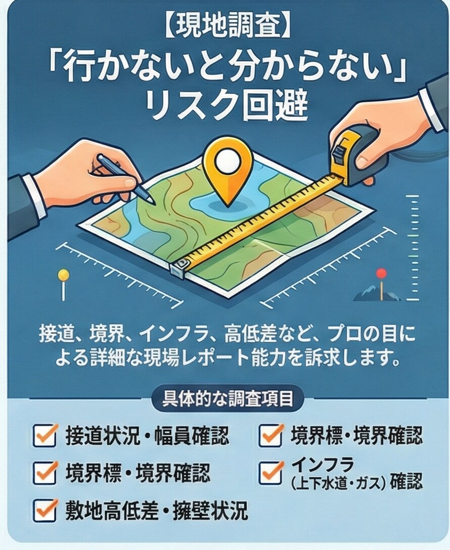 地方物件の見えないリスクを可視化します 地方物件、買って大丈夫か？法令×市場性で総合リスク診断します イメージ2