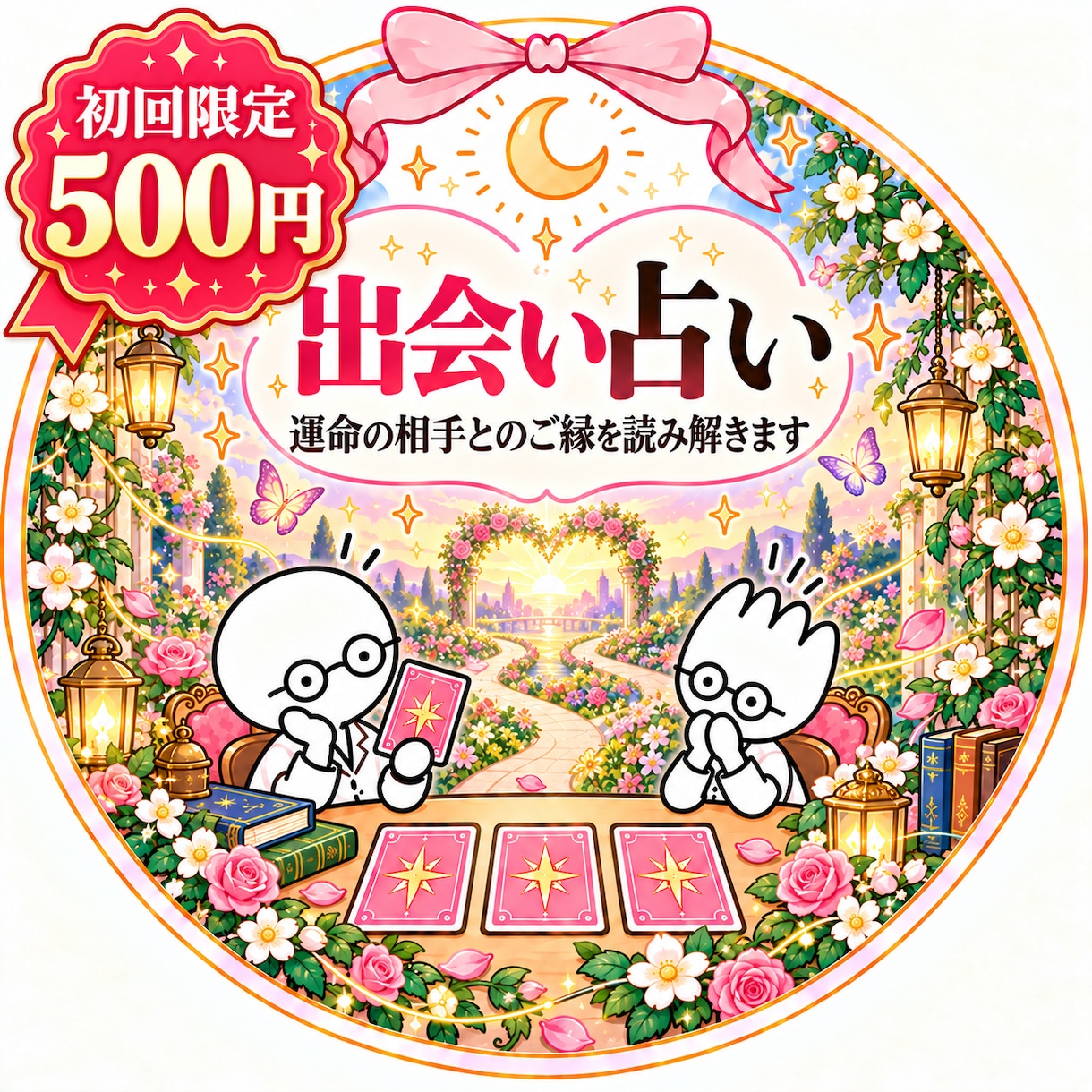初回500円／あなたの運命の出会い占います 次の恋はどこからやってくる？タロットで運命の出会い占います♡ イメージ1