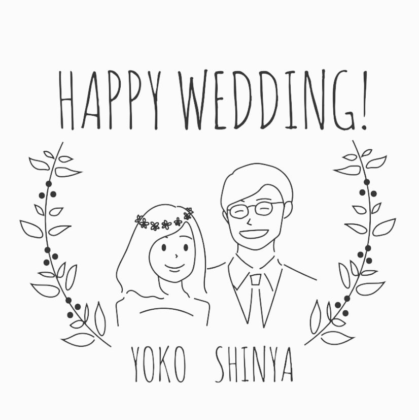 シンプルイラスト作成します お祝い事などで使用したい方へ♫ イメージ2