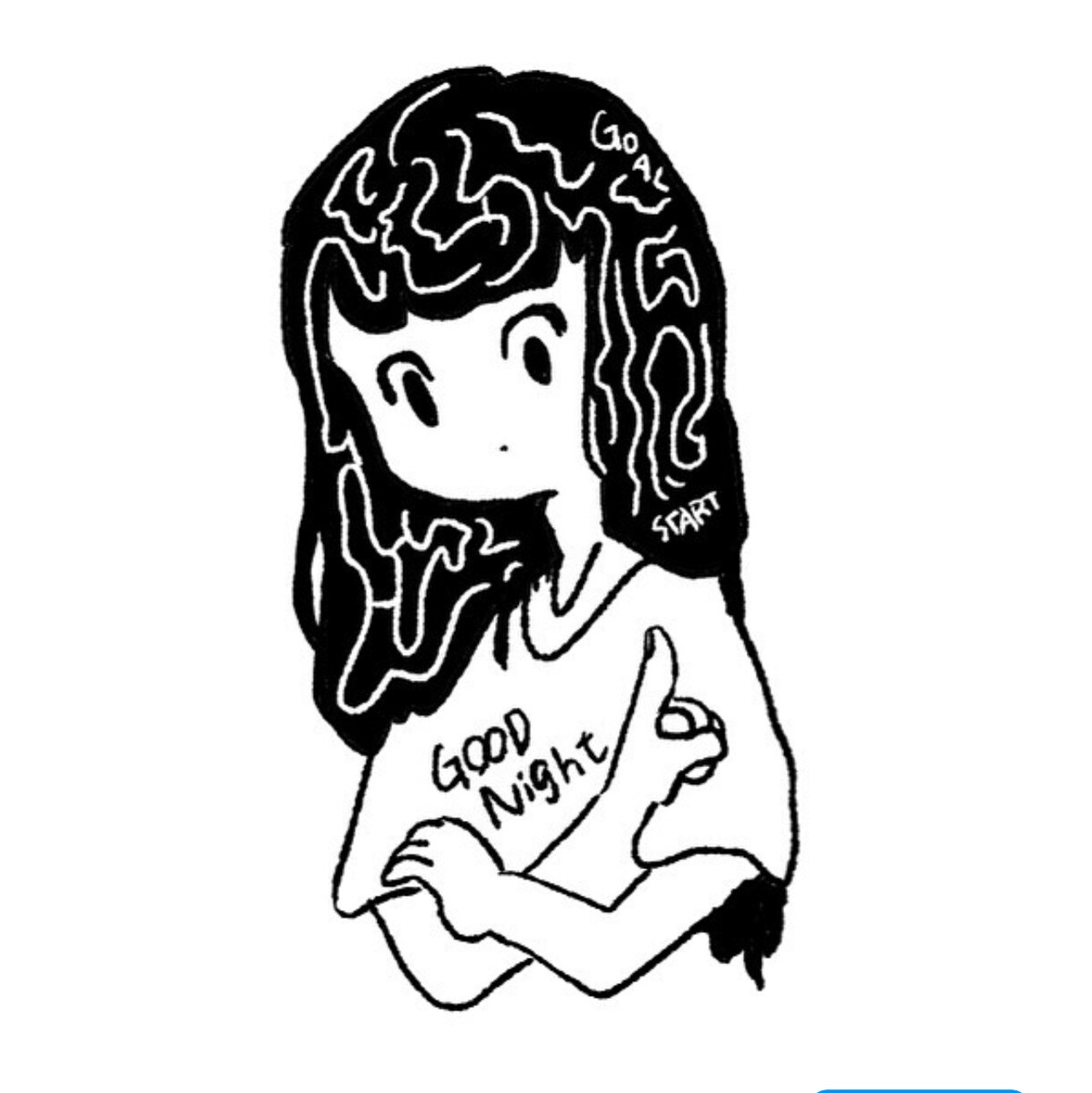 線画のイラスト（白黒）を作成します 商用OK！挿絵やアイコンなど、シンプルな線画のイラストです イメージ2