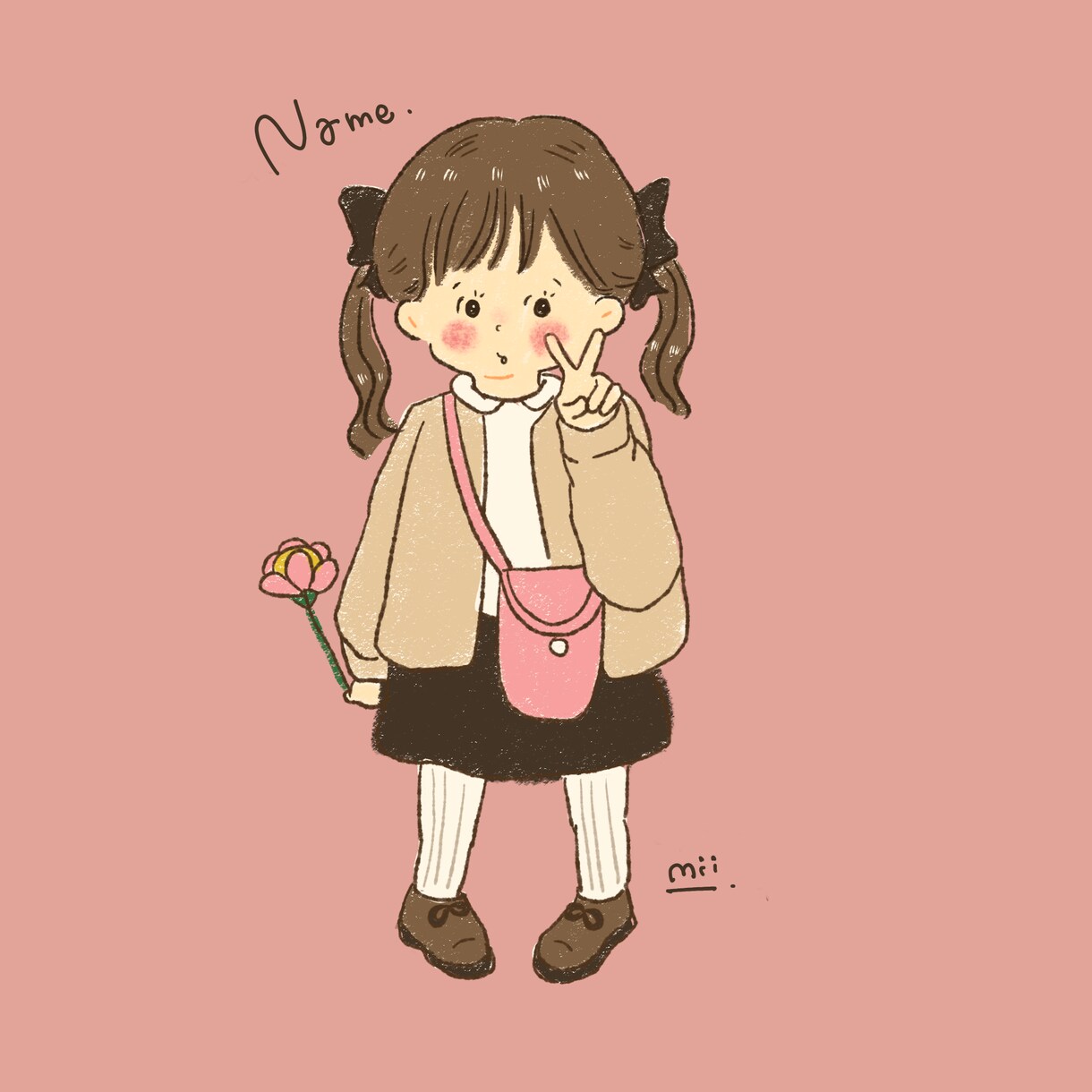 家族、カップル、お子様の似顔絵描きます シンプルだけど可愛い。似顔絵イラストSNSアイコン イメージ3