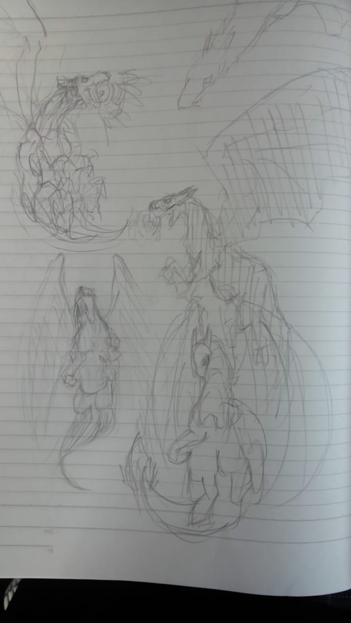 ドラゴンのイラストお描きします かっこいいドラゴンをお描きします。 イメージ1