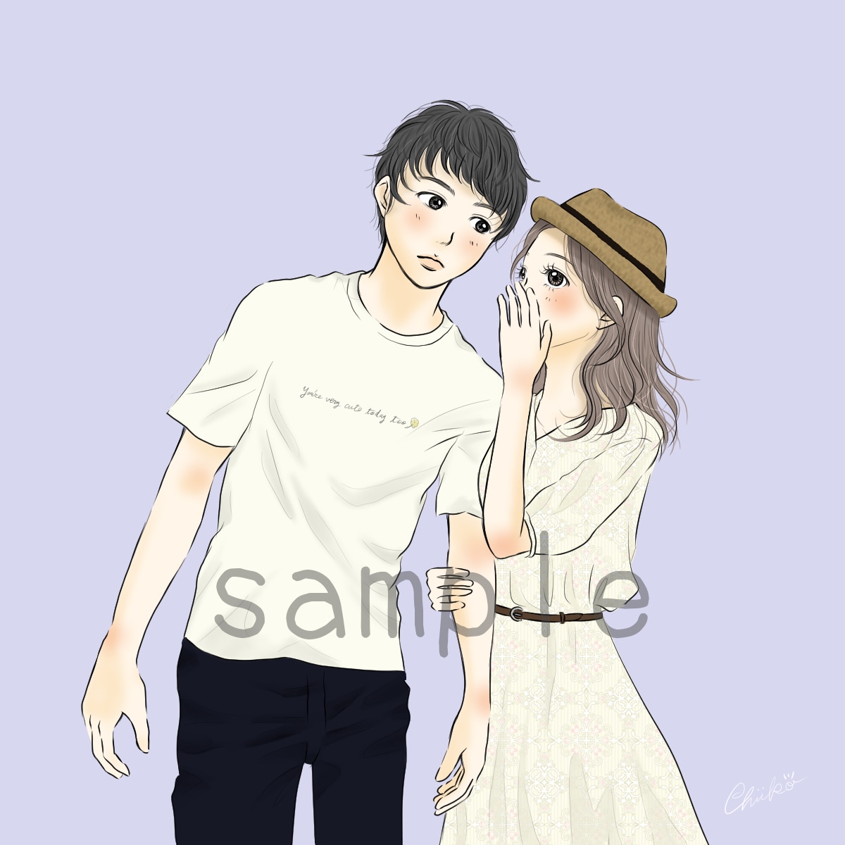 個人・商用可◎ほんわかあったかいイラストを描きます アイコン、挿絵、プレゼントにも◎ イメージ2