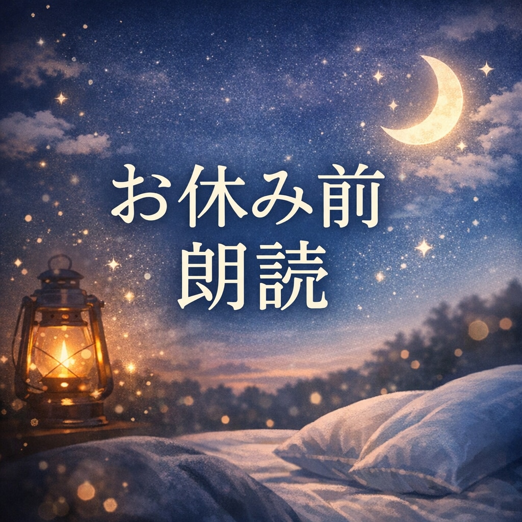 やさしい声でお休み前朗読します リラックス、睡眠用など用途に合わせて読みます。 イメージ1