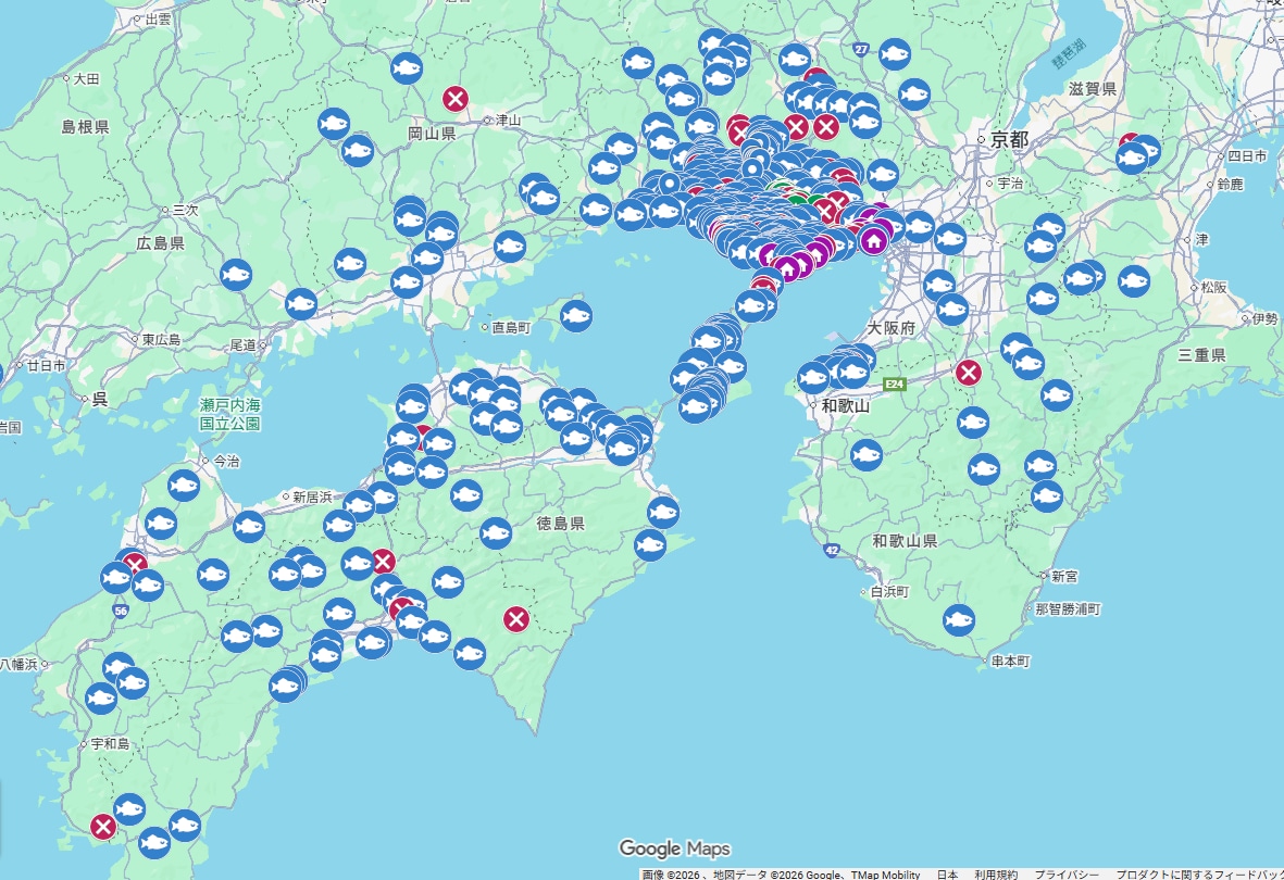 兵庫・東播エリアバス釣り完全攻略マップを提供します ～400超の厳選ポイント＆Googleマップ連動～ イメージ3