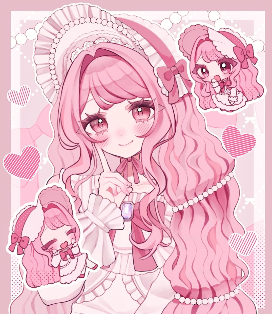 商用可◎ガーリーでかわいいイラストをお描きします アイコンや記念イラスト等！VTuber様・活動者様大歓迎です イメージ10