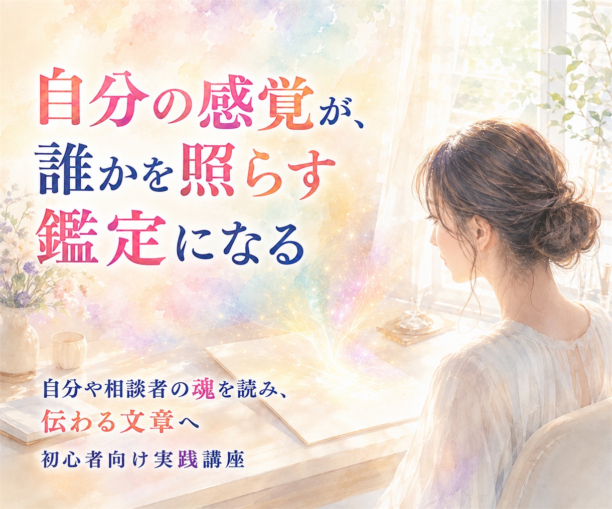 魂視メソッドで魂の色・性質鑑定を修得できます 魂の色・性質・本音を鑑定できる占い師になれる講座 イメージ5