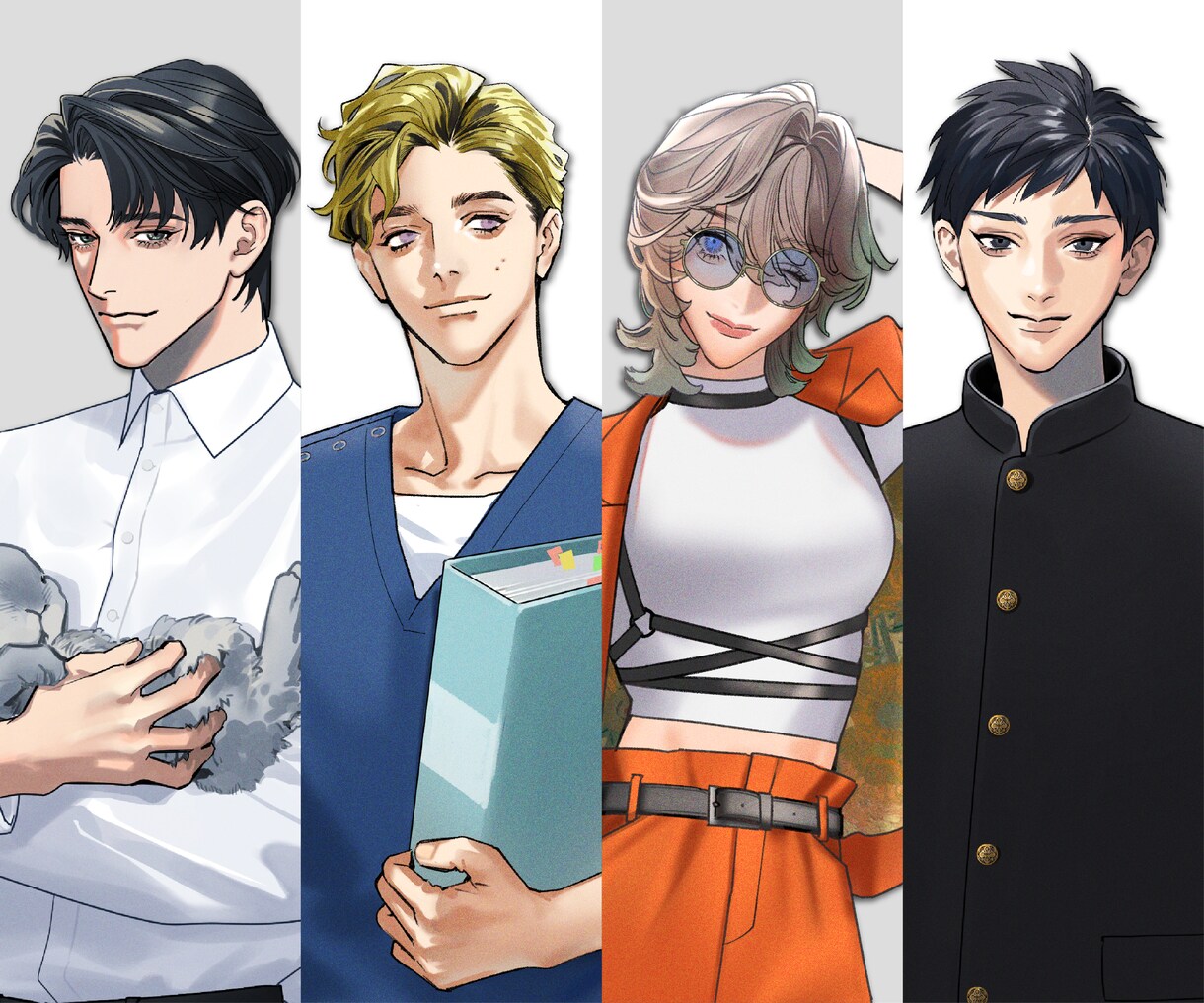立ち絵制作します TRPGやフリーゲーム、SNS等で使用する立ち絵を制作します イメージ1