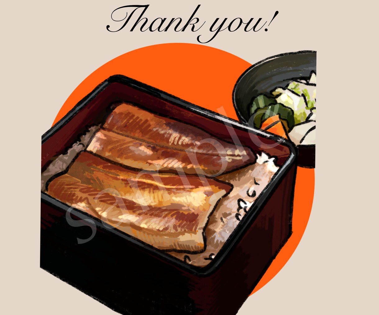 商用◎一枚500円で食べ物飲み物をイラストにします メニュー表にも！画像から簡単なイラストを制作します♪ イメージ2