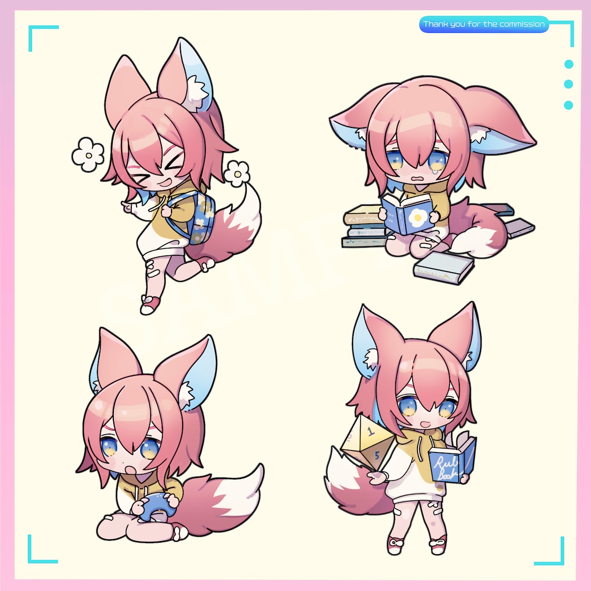 可愛いSDイラスト制作します デフォルメイラストが必要な方へ！初心者様も丁寧にご案内します イメージ7