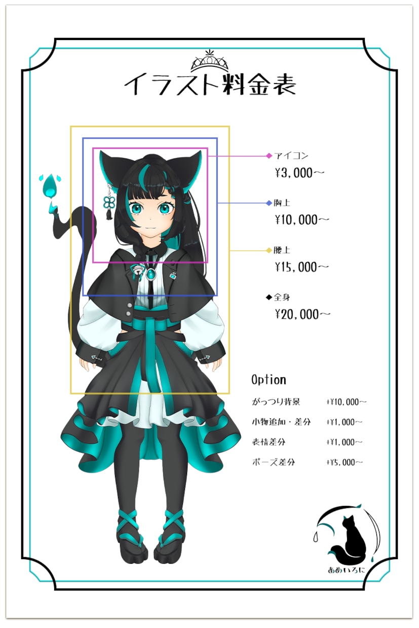 コスパ最強！VTyuberデビューセット作成します 表情4点付き！修正無制限で貴方だけのモデルを作成致します！ イメージ4