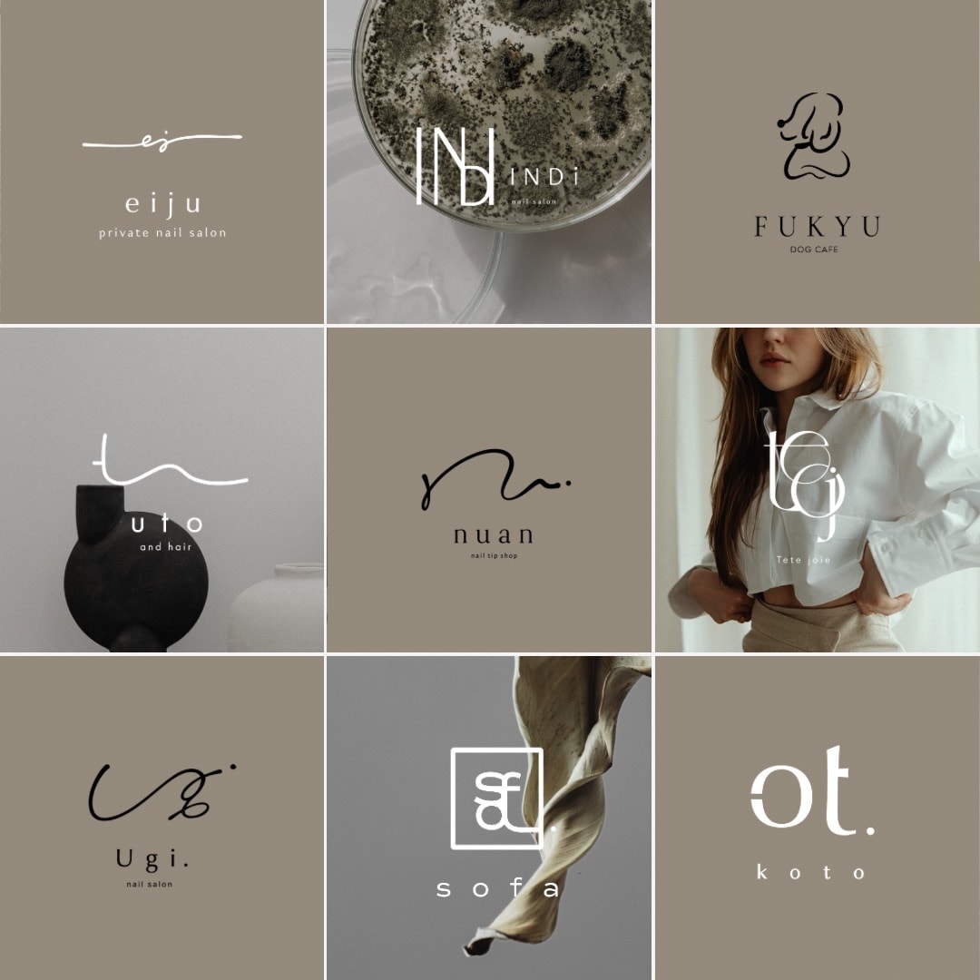 洗練された個性映えるお洒落ロゴお作りします オリジナル感溢れるシンプルロゴ●AI込み イメージ1