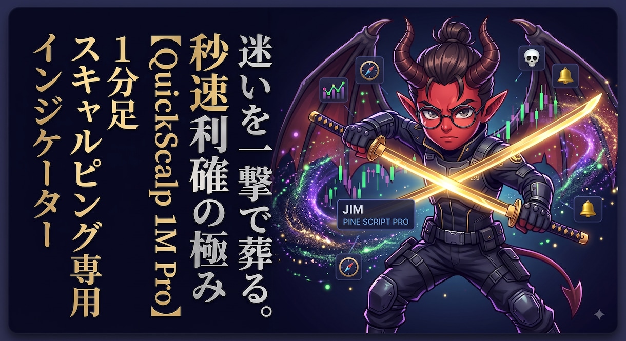 秒スキャ覚醒！！1分足の初動を一撃で射抜きます 迷いを完全排除！背景色で目線固定×初速サインで爆速利確！！ イメージ1